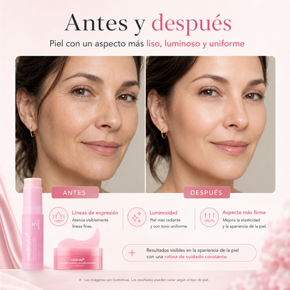 Bálsamo Multiactivo de Colágeno Rosa con PDRN para un Efecto Volumen